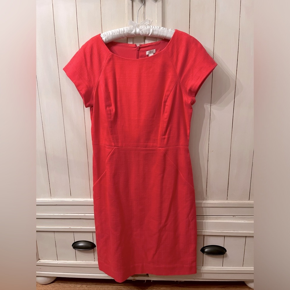 J. Crew Pink Short Sleeve Dress SZ 10